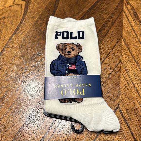 Polo Ralph Lauren Women's Polo Bear Socks - Picture 4 of 4